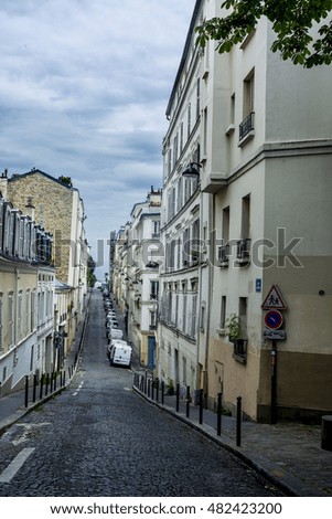 Montmartre view. Paris. France