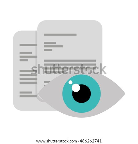 eye view security system icon vector illustration design