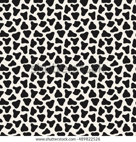 Cow skin or dalmatian spots seamless isolated pattern. vector illustration for your presentation. can use as abstract background for wedding card