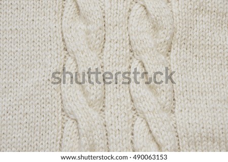 knitting woolen texture