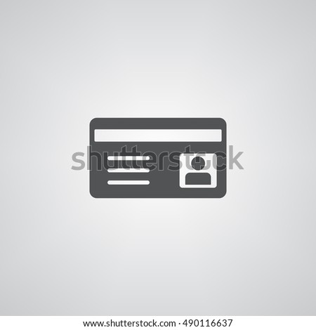 card icon illustration isolated vector sign symbol