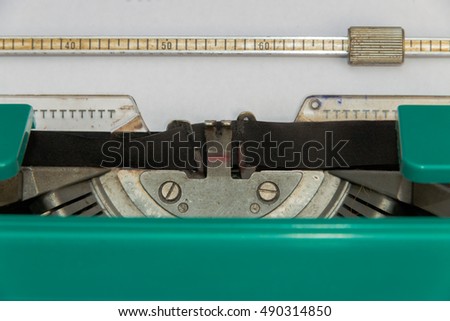 Typewriter machine