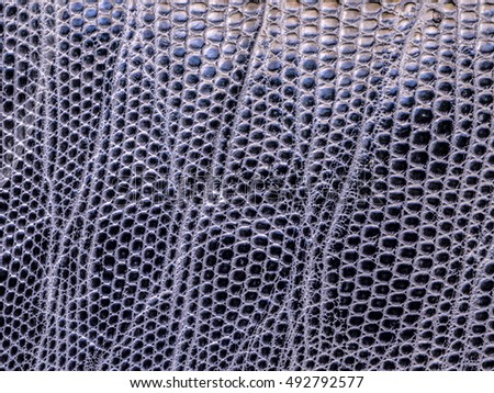 violet artificial snake skin texture closeup
