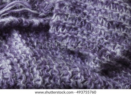 A full page of soft purple knit wear sweater background texture