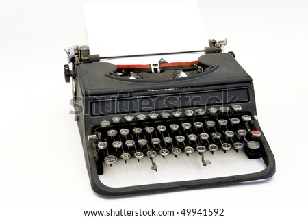 vintage office typewriter