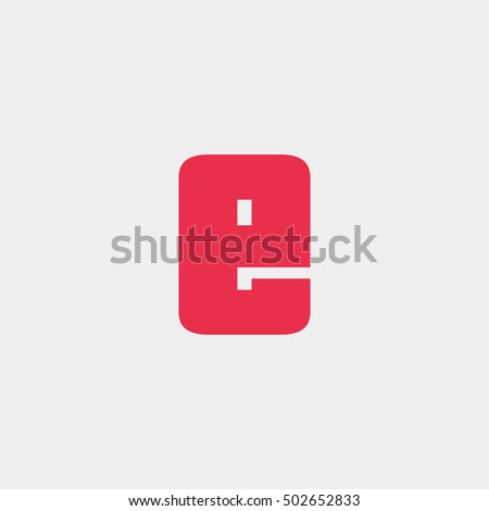 Letter E vector, logo. Useful as branding symbol, corporate identity, alphabet element, app icon, clip art, and illustration.