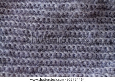 cloth hand-knitted mohair