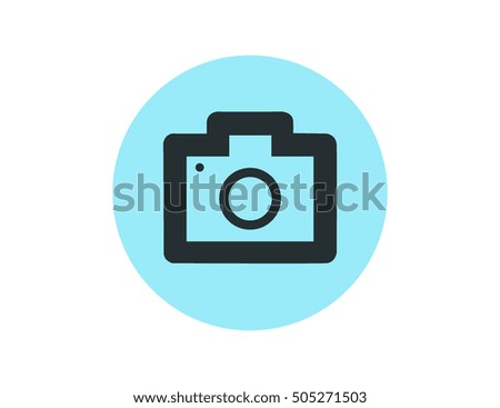 Vector digital camera icon