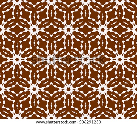 seamless sophisticated geometric pattern based on repetitive simple forms. vector illustration. for interior design, backgrounds, card, textile industry. chocolate coloring
