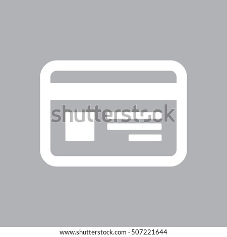 Credit card vector icon
