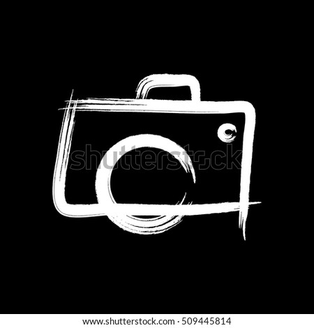 Hand Drawn Camera Photography Logo