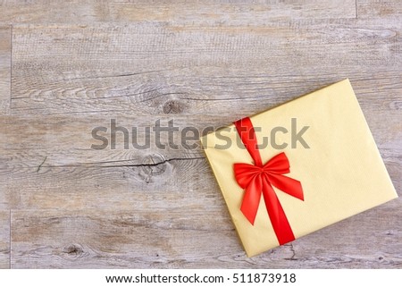 A close up shot of christmas presents