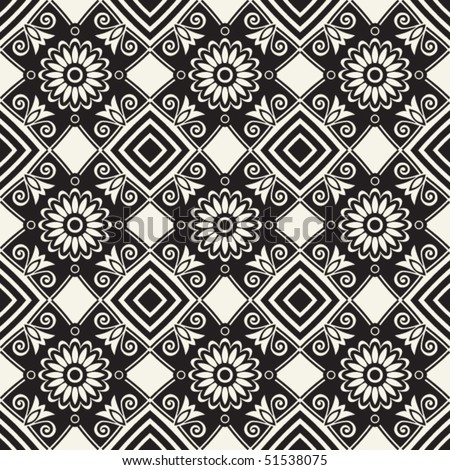 ornamental seamless background, vector image