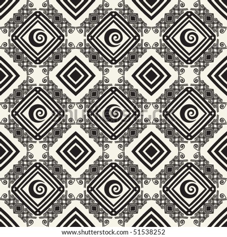 decorative seamless pattern, vector image