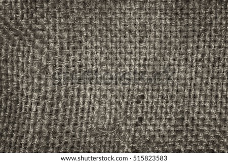 texture old sack fabric as background