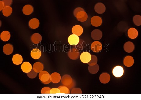 Christmas tree background. Festive abstract background with bokeh defocused lights