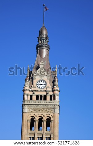 Milwaukee city hall tower
