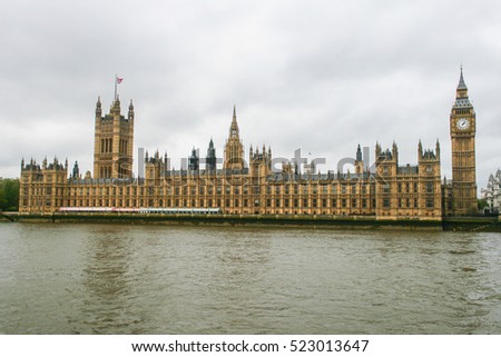 Big Ben and House of Parliament, London, England