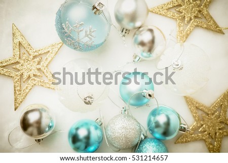 christmas decorations for christmas and new year background