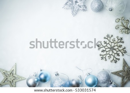 christmas decorations for christmas and new year background