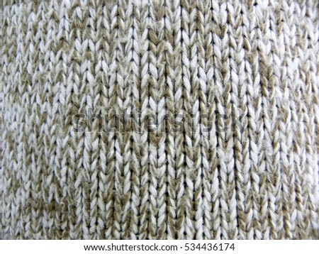 beige knitted fabric
