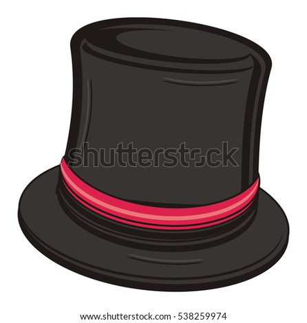 Black cylinder hat