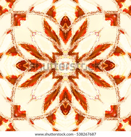 Melting colorful kaleidoscopic pattern for textile, ceramic tiles, wallpapers and design