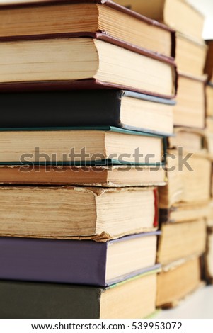 Old antique books background