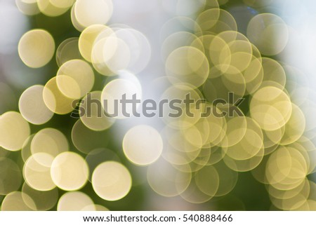 Bokeh and circle light background,Christmas lights defocused background