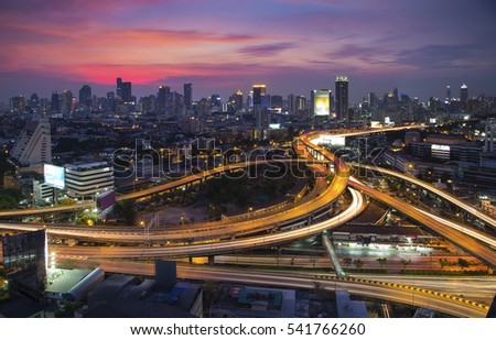Bangkok Expressway and Highway Thailand.