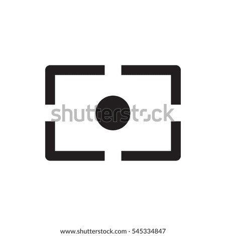 camera focus icon illustration isolated vector sign symbol