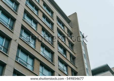 low angle view of office building