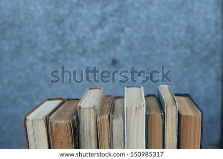 dirty old worn books, books background