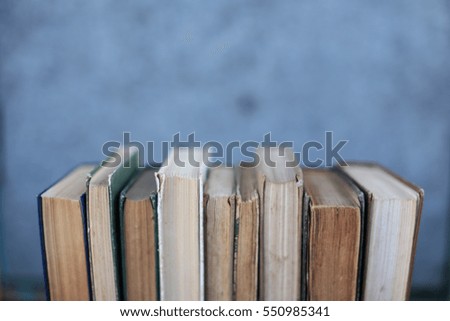 dirty old worn books, books background