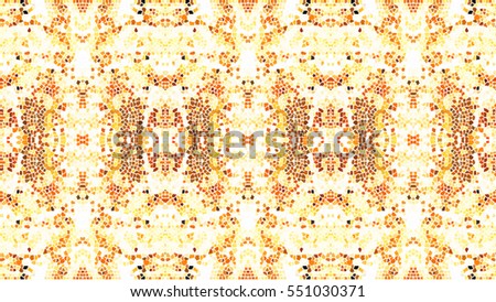 Rectangle abstract mosaic colorful horizontal pattern for textile, design and backgrounds. Aspect ratio 16:9