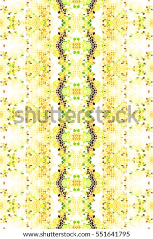 Mosaic seamless colorful artistic rectangle vertical pattern for textile, ceramic tiles and backgrounds. Aspect ratio 3:2