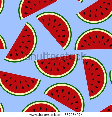 Wallpaper juicy summer watermelon slices on a white background