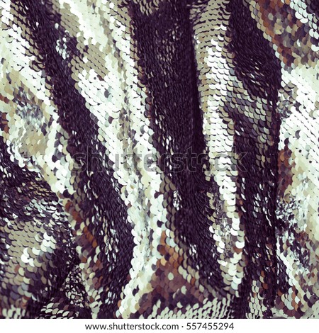 sparkling sequined fabric texture
