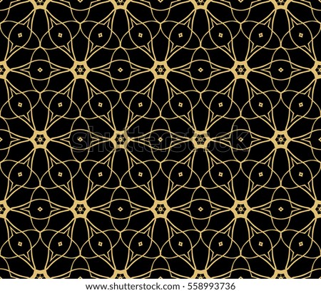 royal floral seamless pattern. Luxury ornament for wallpaper, invitation. raster copy illustration. golden color.