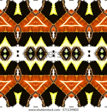 Melting colorful symmetrical artistic square rectangle pattern for textile, ceramic tiles and backgrounds. Aspect ratio 1:1