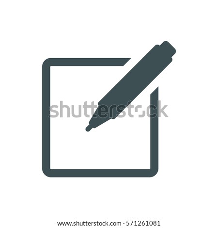 tablet with paper, checkmark icon, vector design