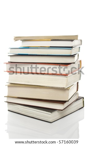 Isolated old books / textbooks