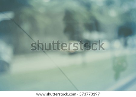Blurred  background abstract and can be illustration to article of traffic in Bangkok Thailand