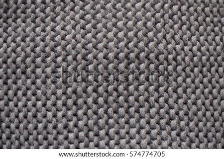 texture grey knitted fabric
