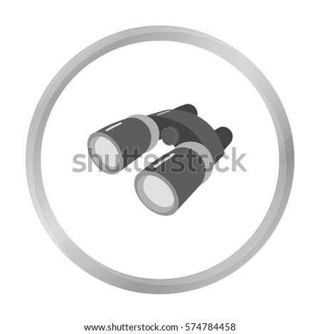 Binoculars icon of vector illustration for web and mobile