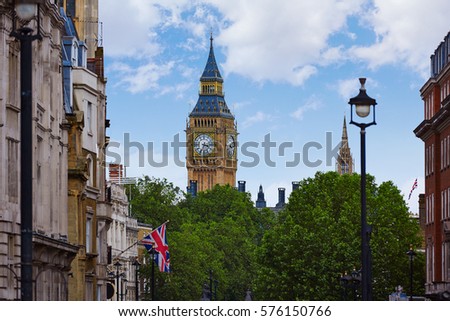 London Trafalgar Square in UK england