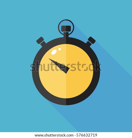 stopwatch timer blue