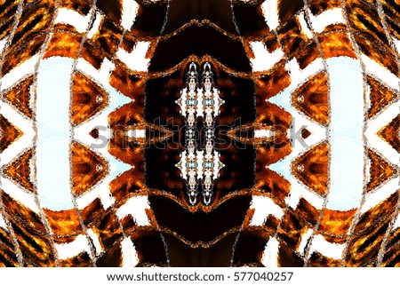 Melting colorful symmetrical abstract rectangle horizontal pattern for textile, ceramic tiles and design. Aspect ratio 3:2