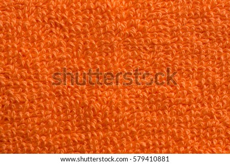 fabric and texture concept - close up of bath towel terrycloth or terry textile background