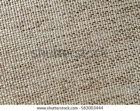 Canvas background texture, brown fabric photo pattern